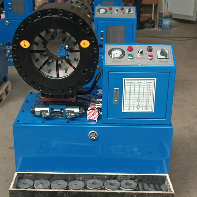 DX102 CE Approved 4 Inch Hydraulic Hose Crimping Machine with High Speed 